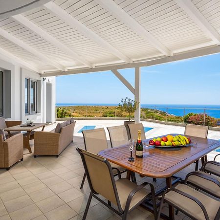 Villa Zafira - Seaview Manor With Heated Pool Kallithéa Exteriér fotografie