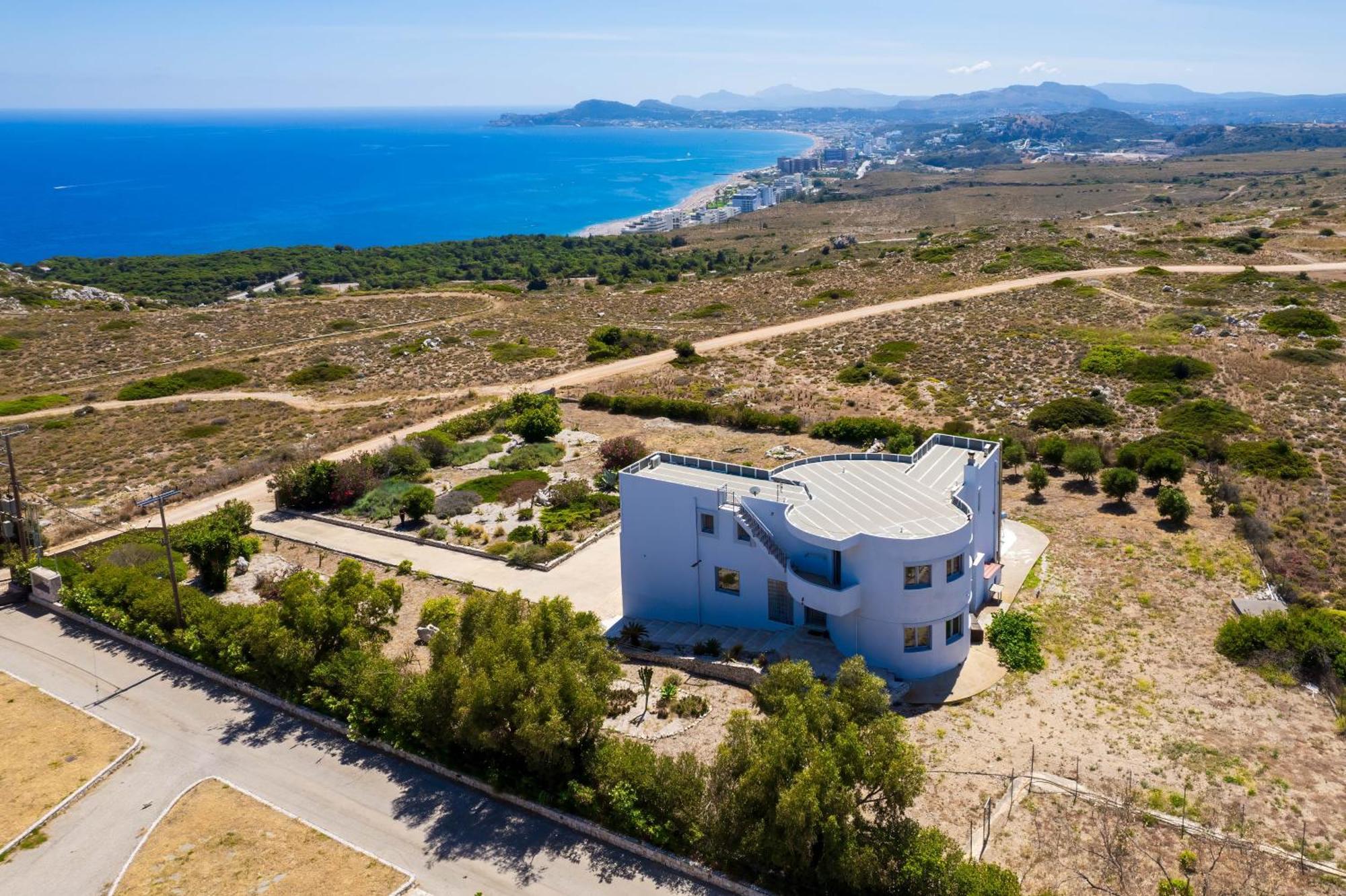 Villa Zafira - Seaview Manor With Heated Pool Kallithéa Exteriér fotografie